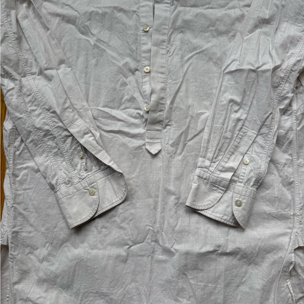 45r 45rpm Japan White tunic Shirt - Picture 3 of 6